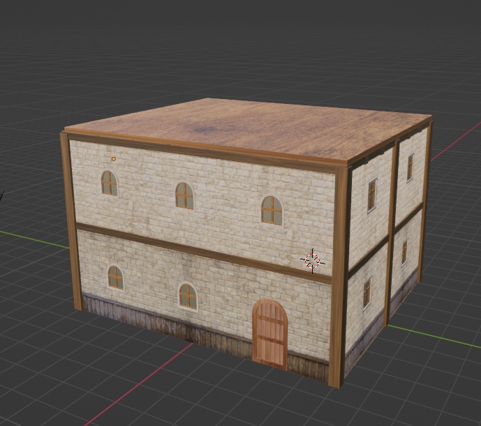中世ファンタジー酒場 内装3D素材