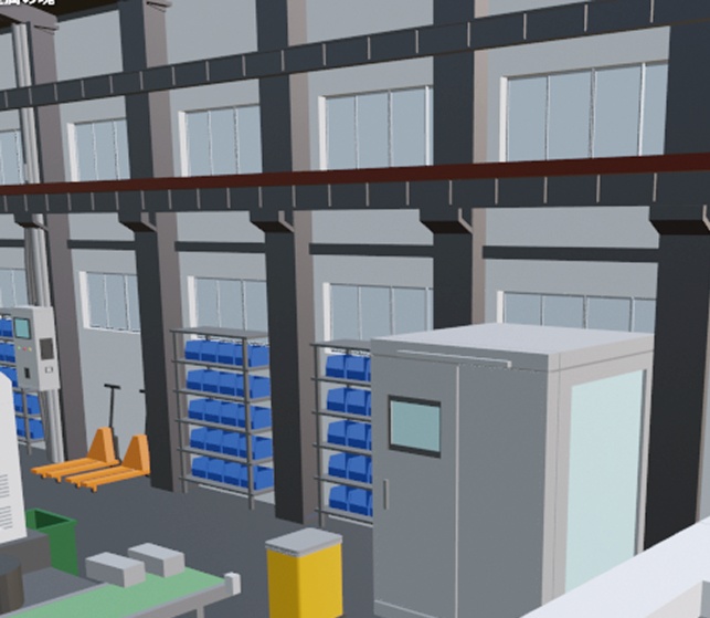 漫画で使える!精密工場3D背景セット