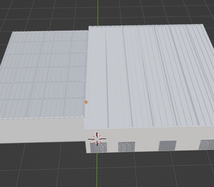 【3Dモデル】 大型物流倉庫セット「修正版」