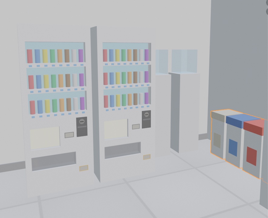 【3D背景】病院の受付・待合室・診察室・廊下(まるごとセット)