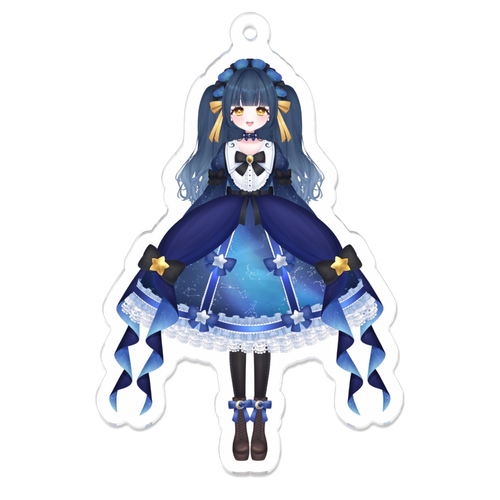 星空優月 アクリルキーホルダー (ハーフツインテールの姿)