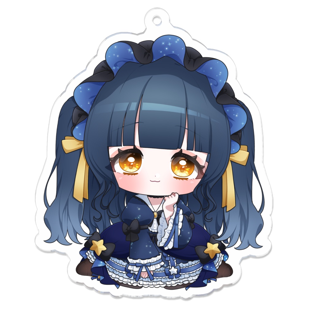 星空優月 SDアクリルキーホルダー (ふにゃ口の姿)
