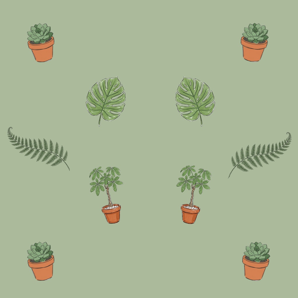 観葉植物　デジタルペーパー