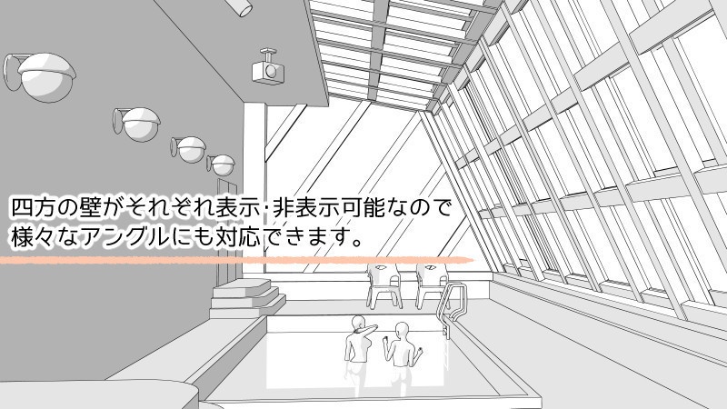 3Dプール(csmo,fbx,obj)