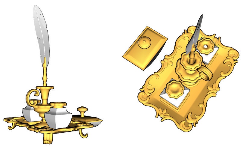 3D羽根ペンセット