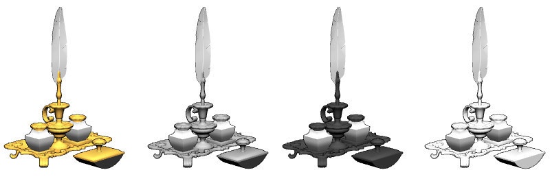 3D羽根ペンセット