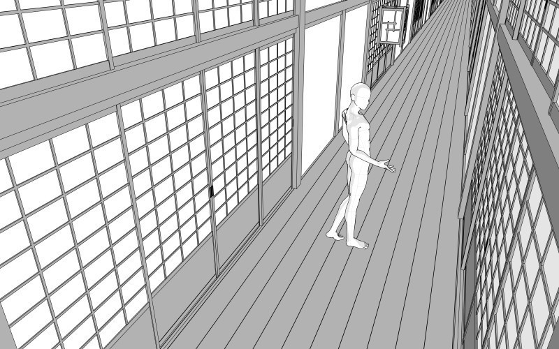 3D和室（廊下）【先行販売】【無償キャンペーン有り】