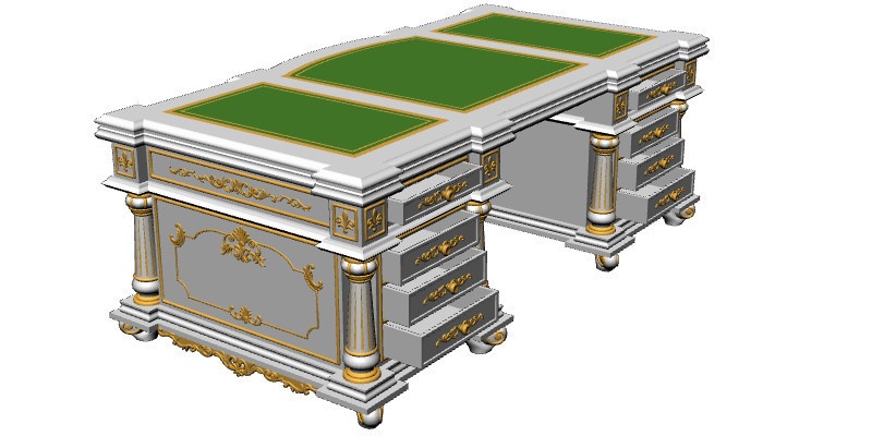 3Dプレジデントデスク