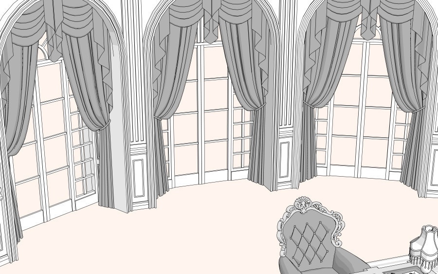 3D書斎(エレガントver.)