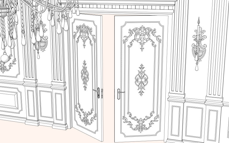 3D書斎(エレガントver.)