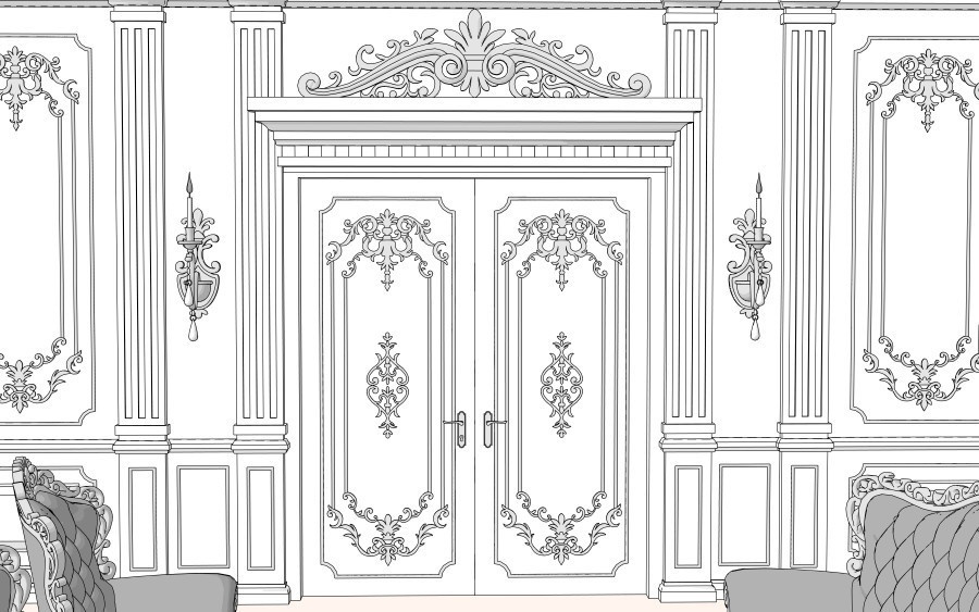 3D書斎(エレガントver.)