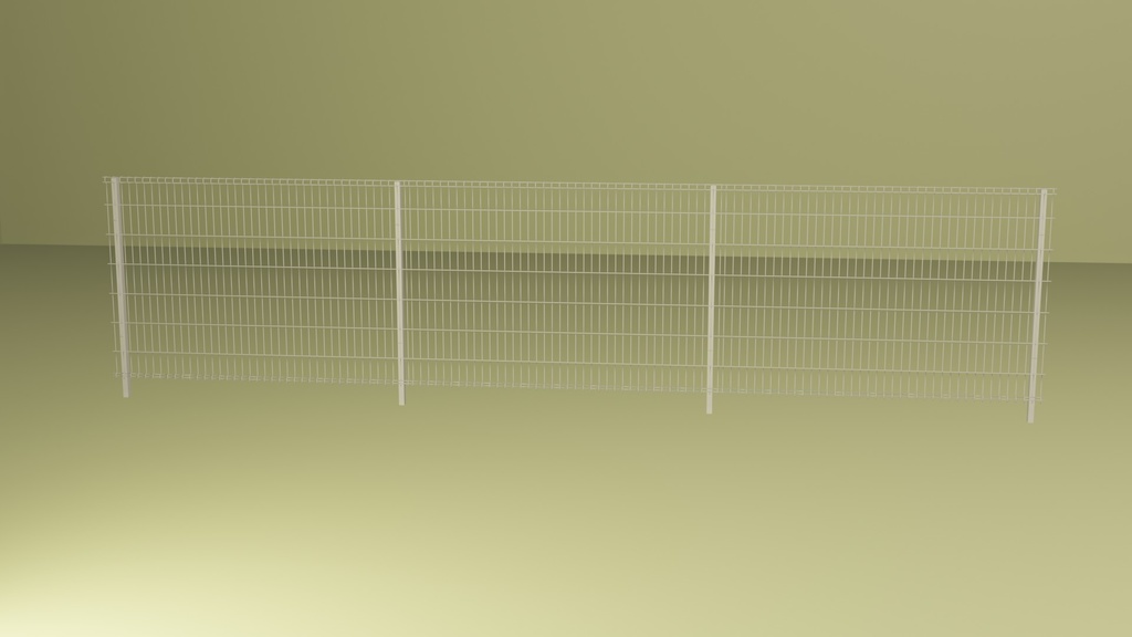 フェンス 4種 サイズ違い 拡張可能 【Blender/3D】