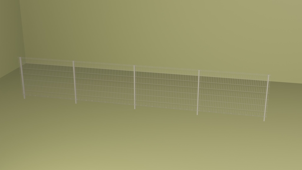 フェンス 4種 サイズ違い 拡張可能 【Blender/3D】