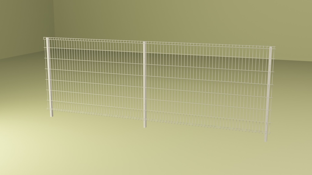 フェンス 4種 サイズ違い 拡張可能 【Blender/3D】