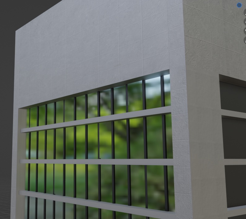 ビル(高層ビル)【Blender/3D】