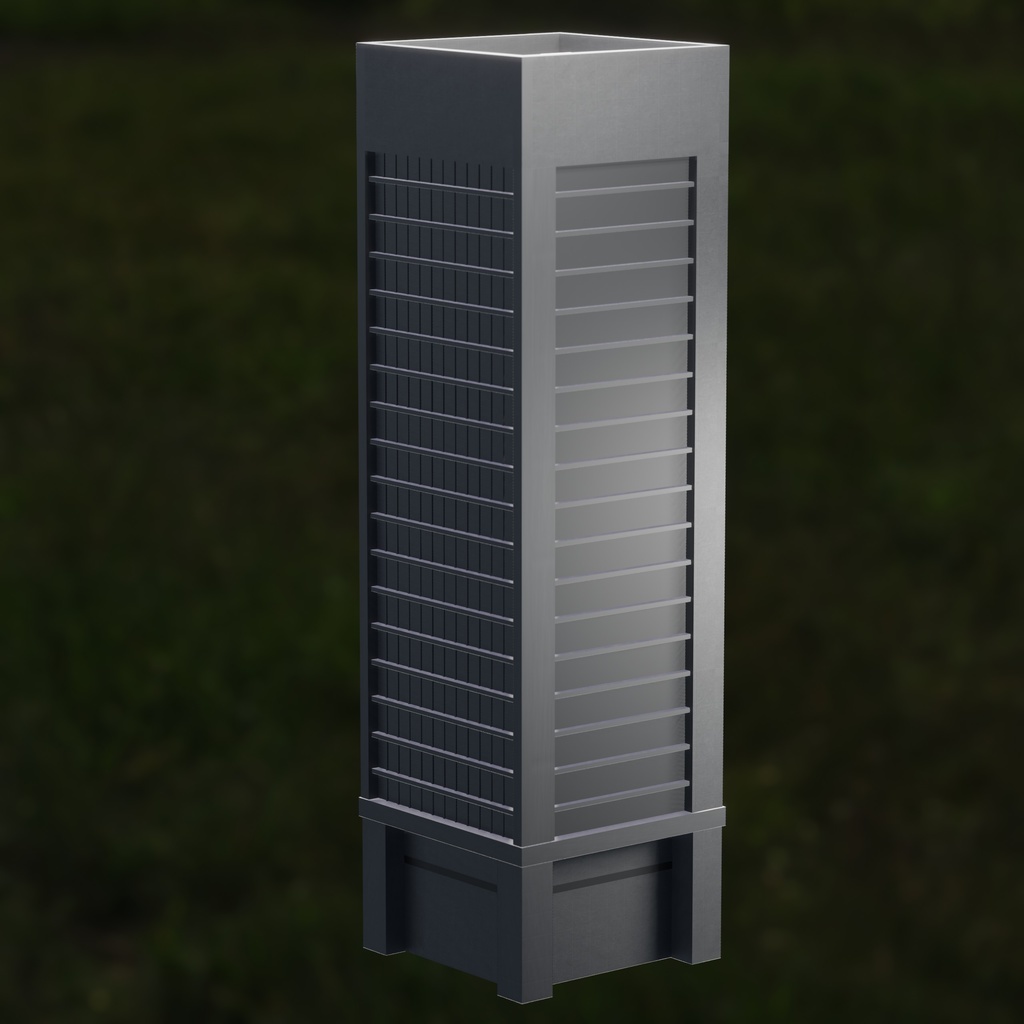 ビル(高層ビル)【Blender/3D】