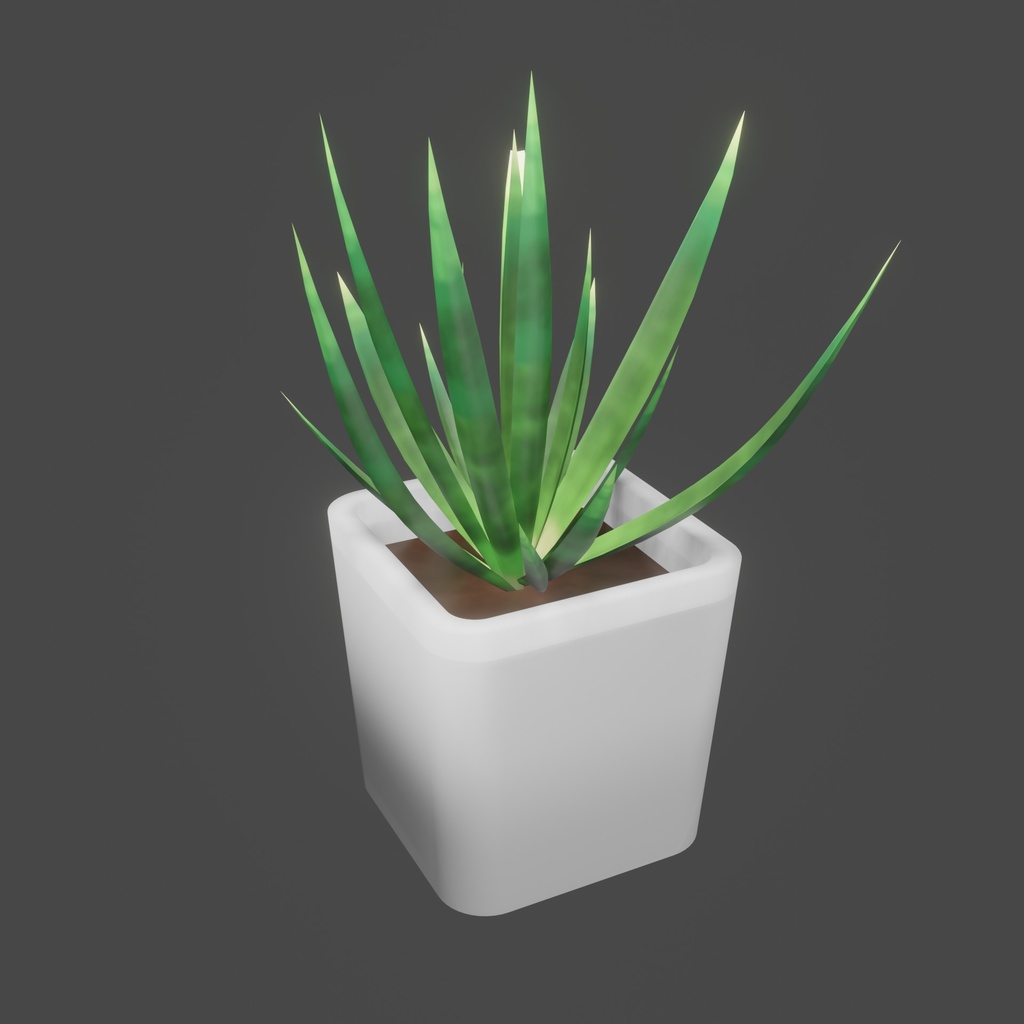 観葉植物【Blender / 3D】