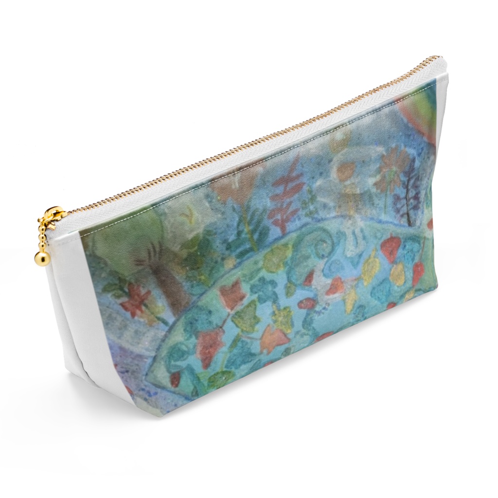 空中遊魚のポーチ꒰白꒱