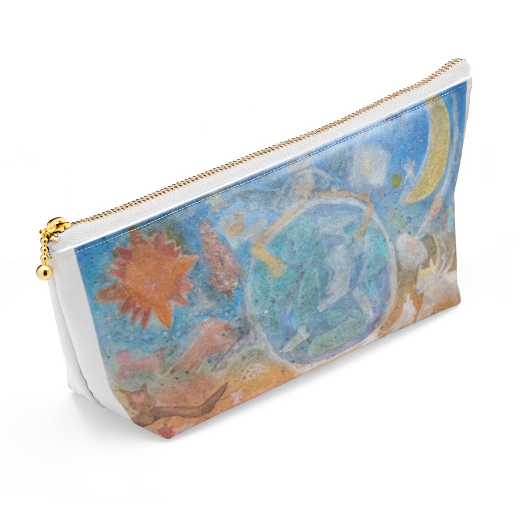 アースヒーリングのポーチ꒰白꒱