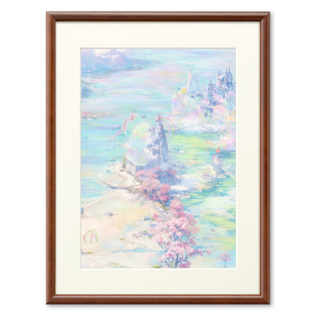 イートバーブの幻風景꒰複製画☆絵画(プリモアート) ꒱
