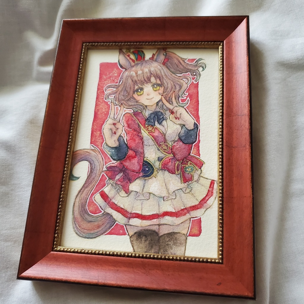 【額装原画】アストンマーチャン/ウマ娘