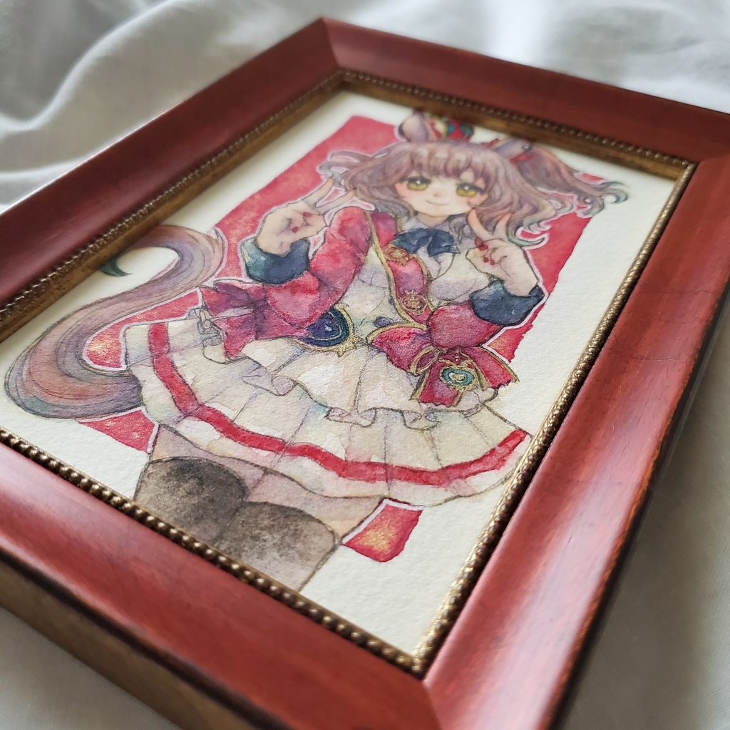 【額装原画】アストンマーチャン/ウマ娘