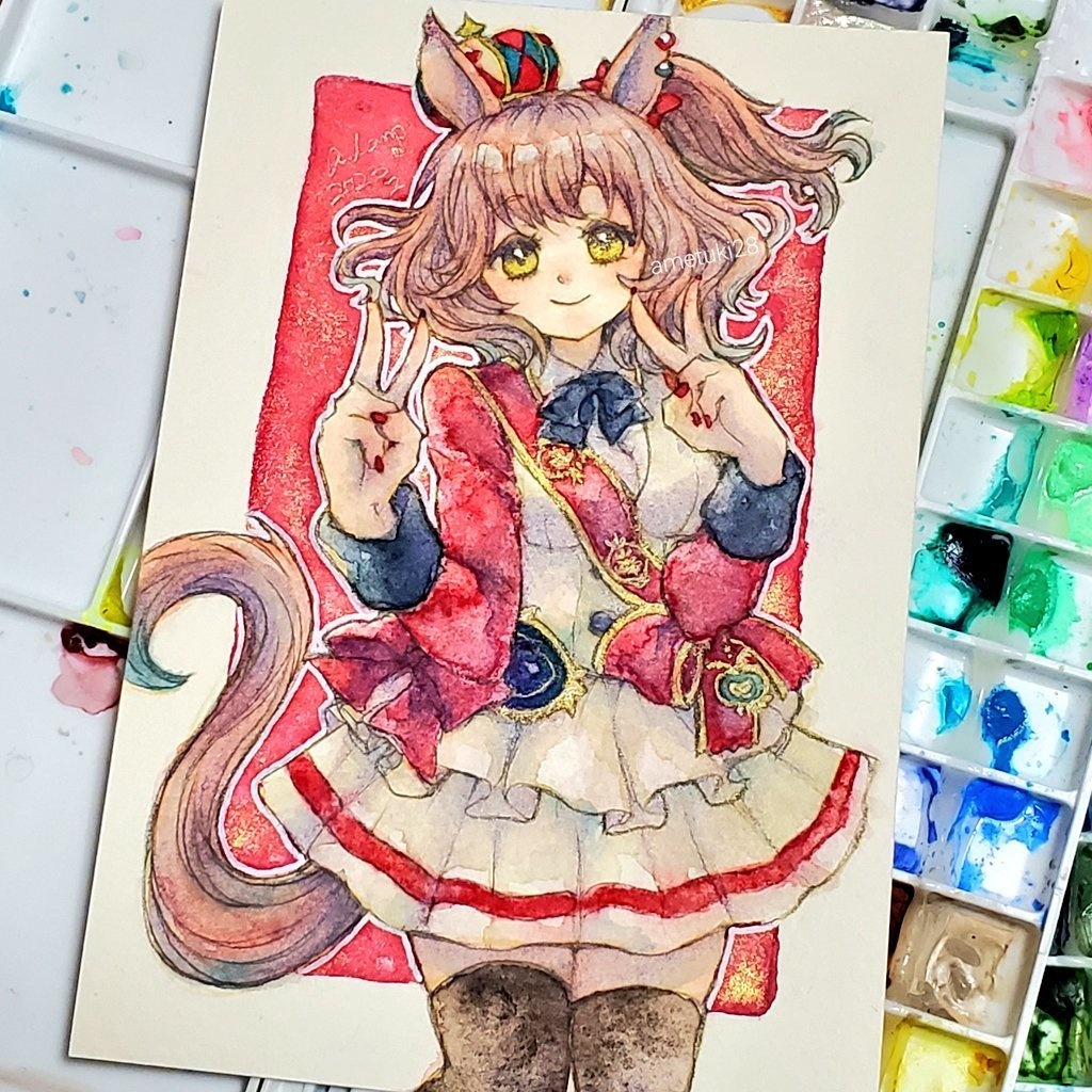 【額装原画】アストンマーチャン/ウマ娘