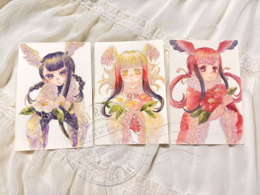 ドローイング原画 けもフレ トキ科