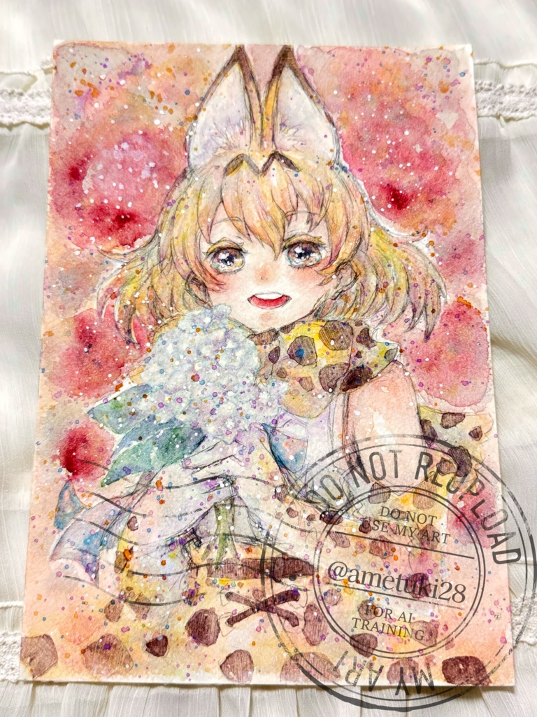 イラスト原画/SMサイズ けものフレンズ