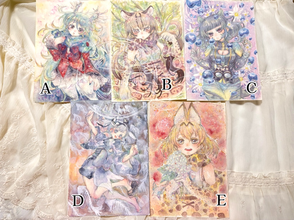 イラスト原画/SMサイズ けものフレンズ