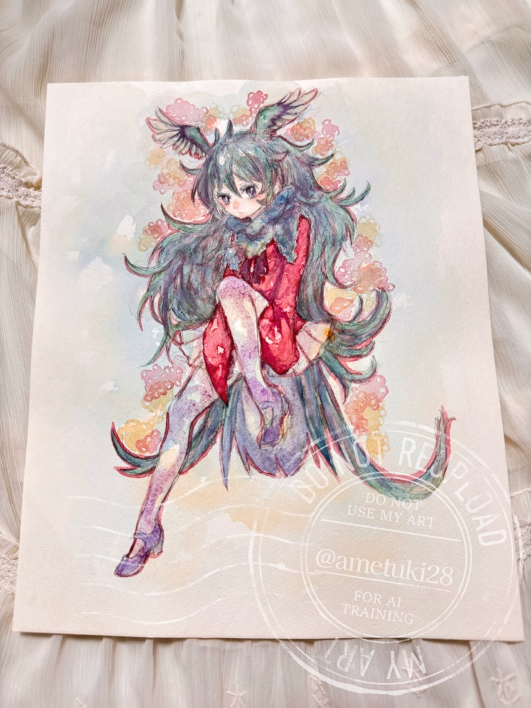 イラスト原画 けもフレ ケツァール サーバル