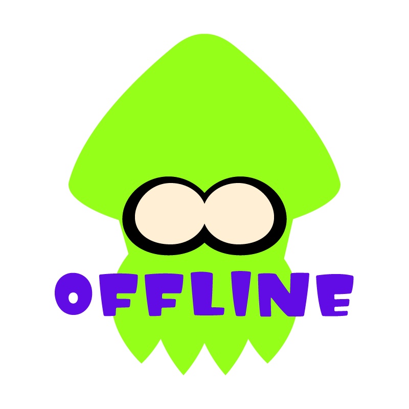【フリー素材】イカすONLINE/OFFLINEロゴ素材