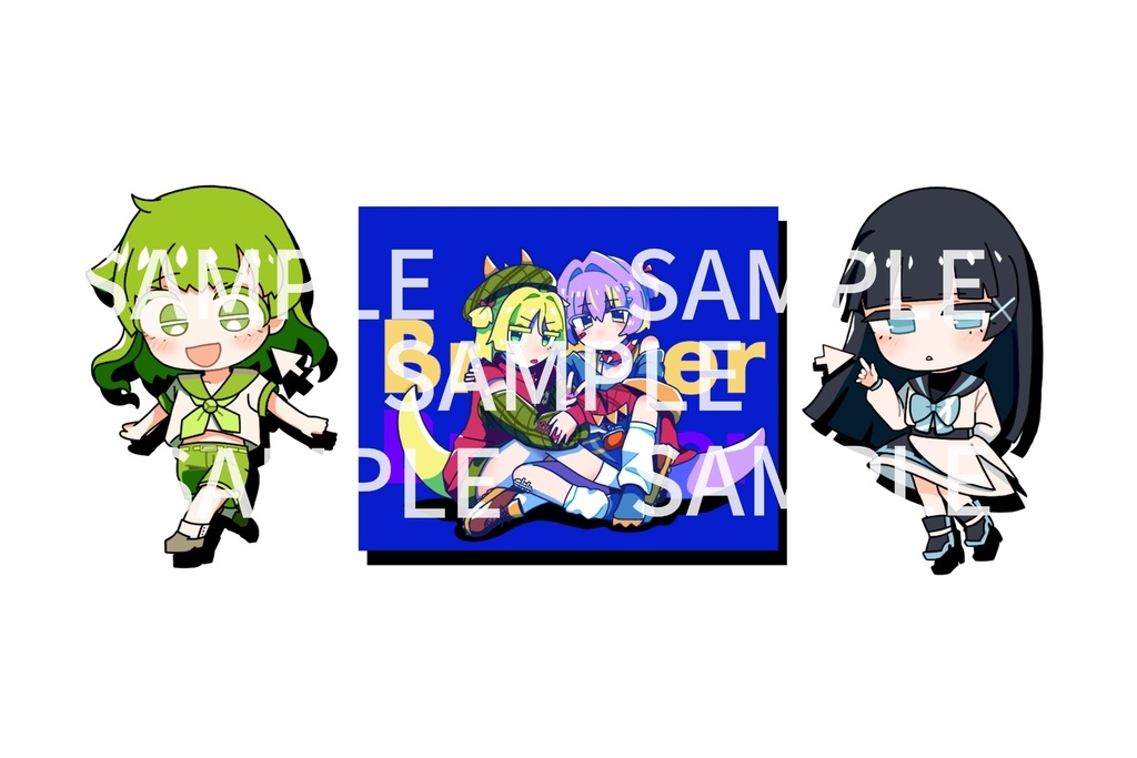 創作:アクリルキーホルダー