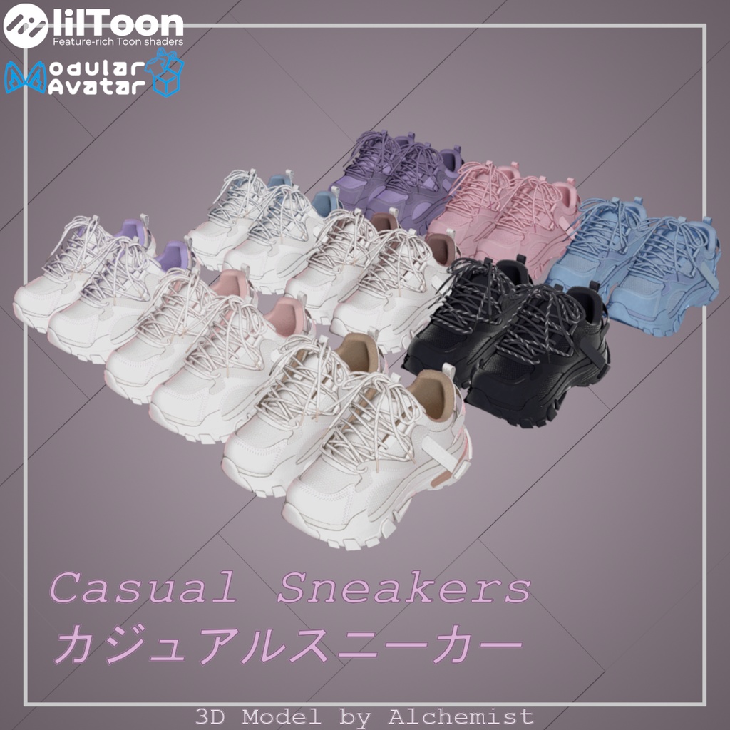 Casual Sneakers(Support 5 avatars)