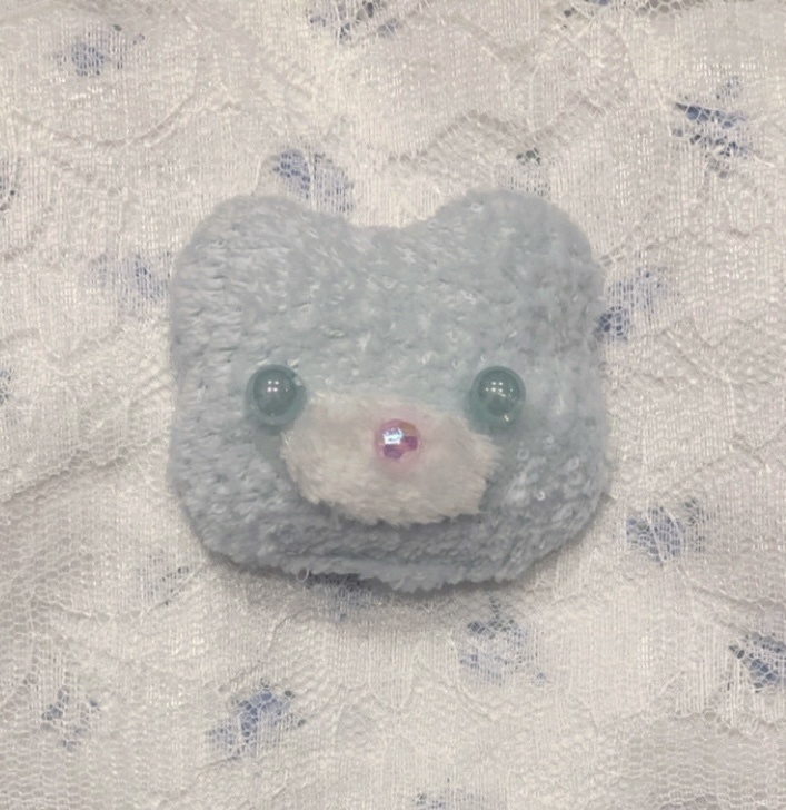 ぬいぐるみバッジ【くま】