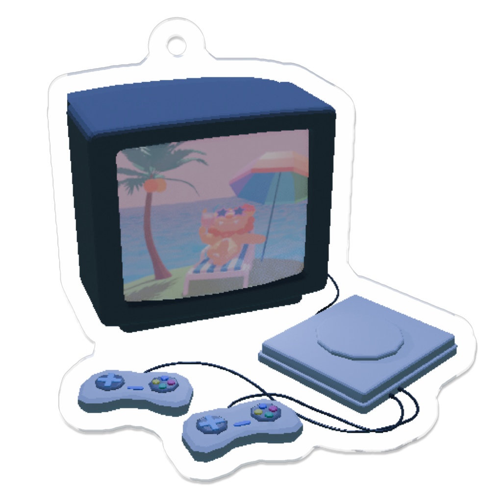 シーサーゲームキーホルダー