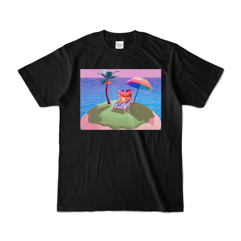 シーサーTシャツ黒