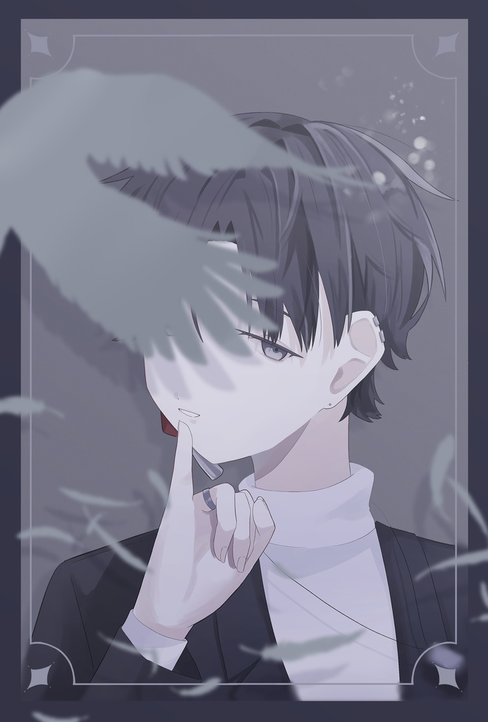 箔押しポストカードセット