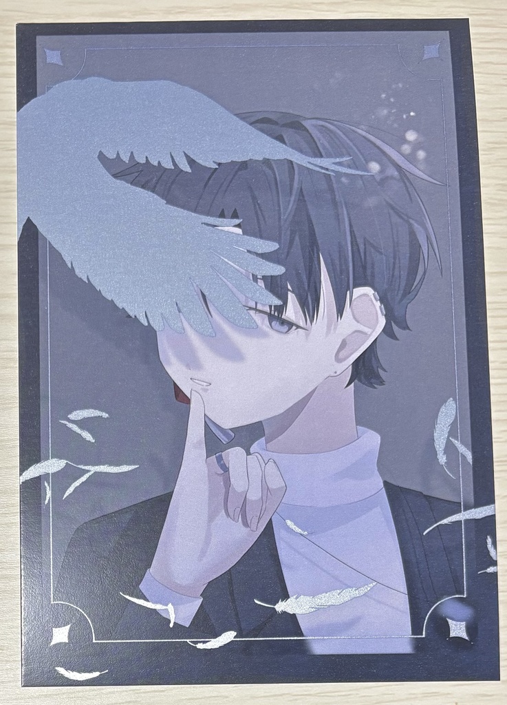 箔押しポストカードセット