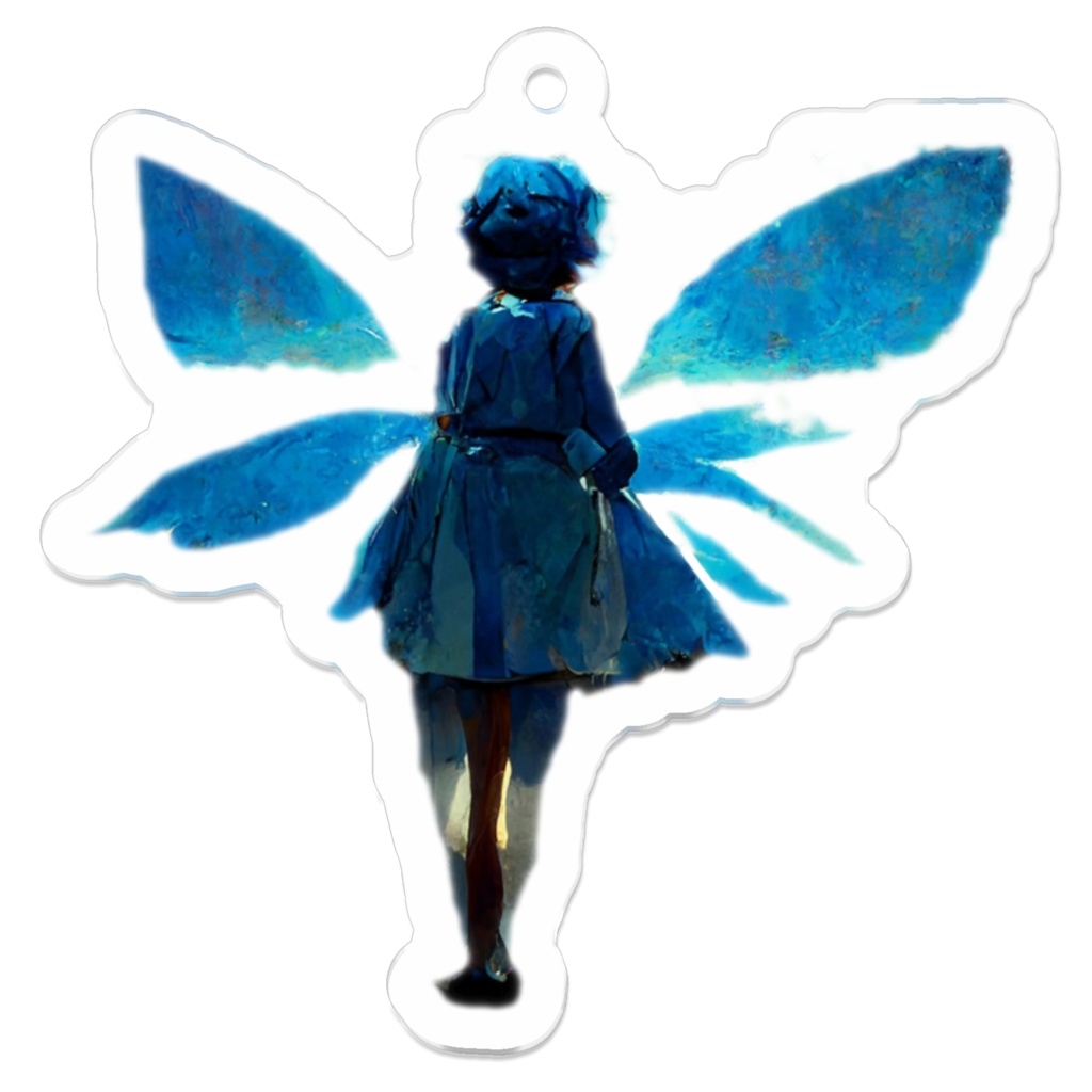 クリアキーホルダー　チルノ1