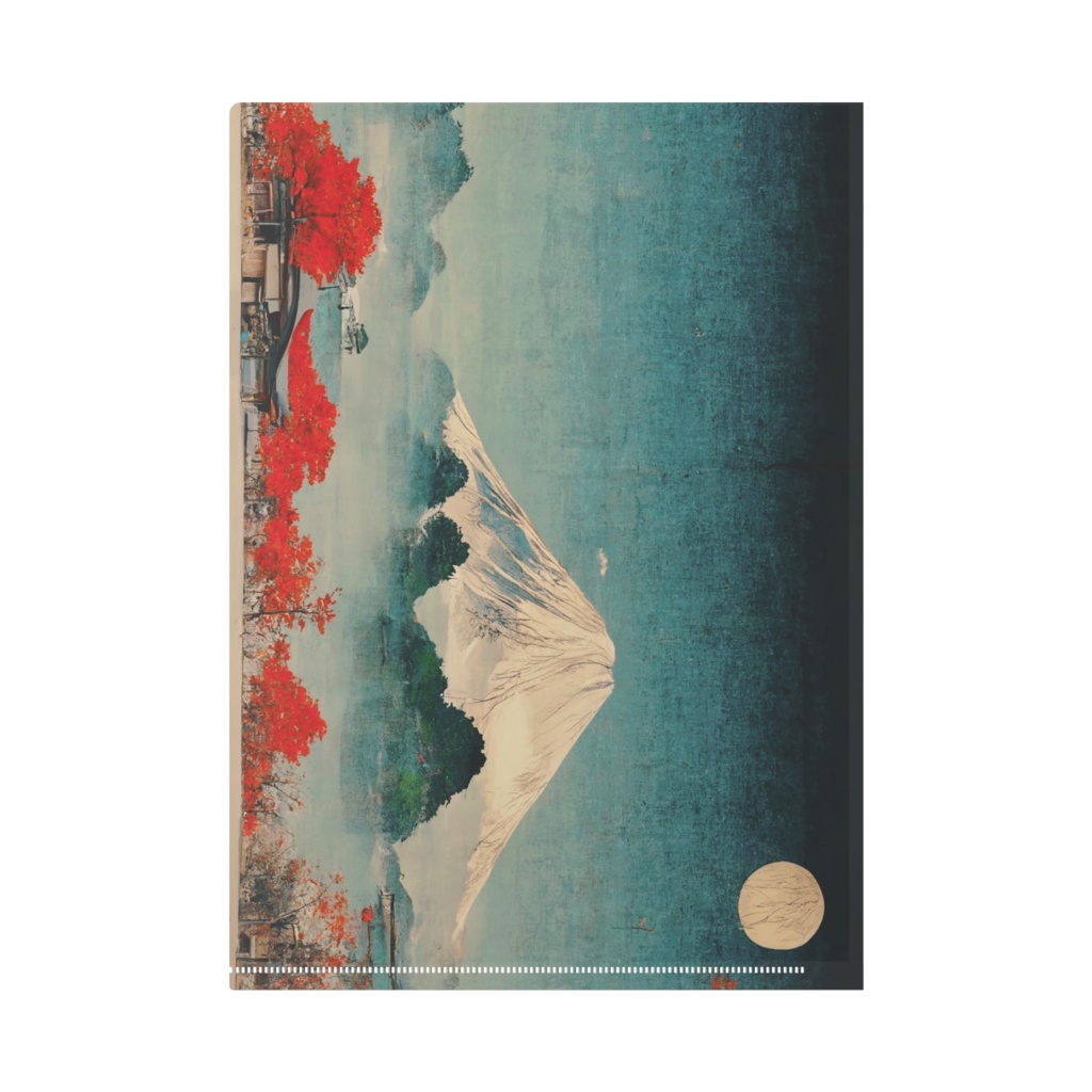 クリアファイル広重風