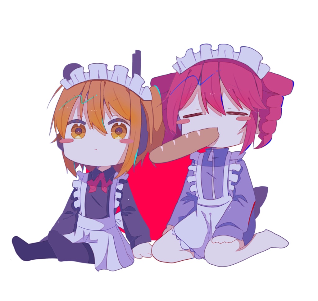 メイド足立レイと重音テトアクキー