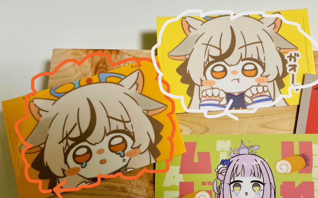 ★ねここにゃシリーズ ステッカー(2500円以上購入でおまけ付き対象商品)