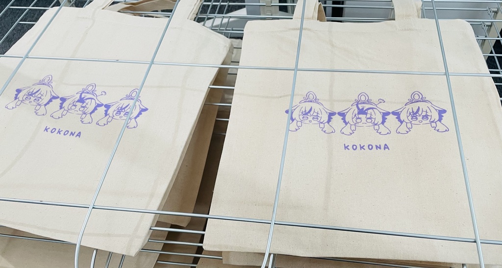 ★KOKONA FACE 薄手トートバッグ(2500円以上購入でおまけ付き対象商品)