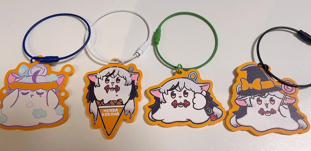 メンダココナ アクキー4種