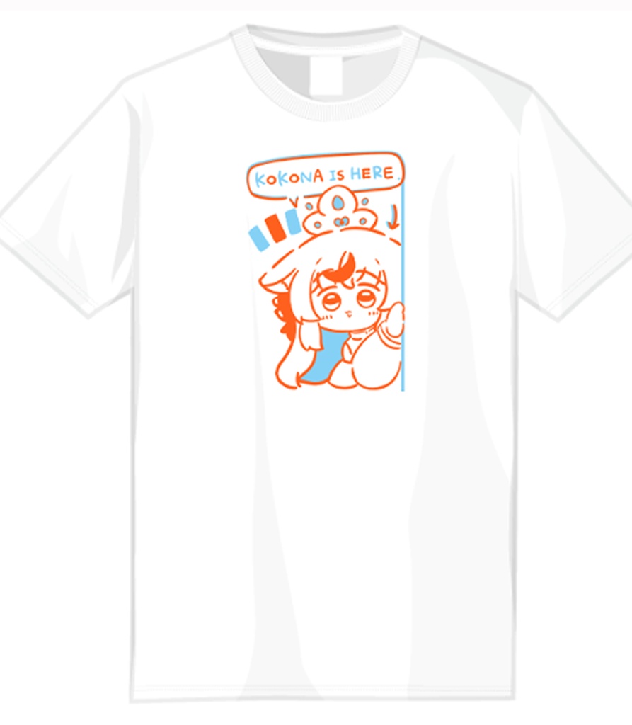 【再販予約】BIGシルエットTシャツ（KOKONA is HERE Ver.)