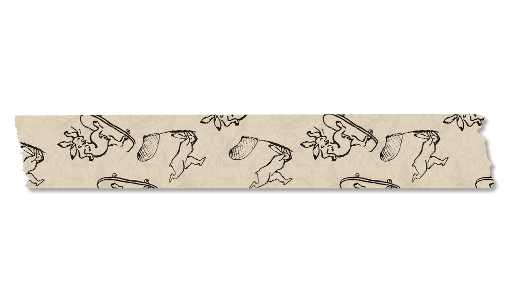 鳥獣人物戯画【現代絵巻】マスキングテープA
