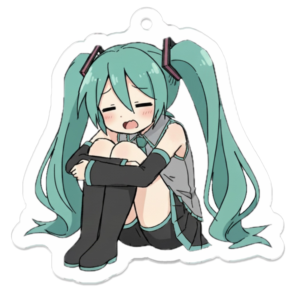 やる気のない初音ミクのアクキー