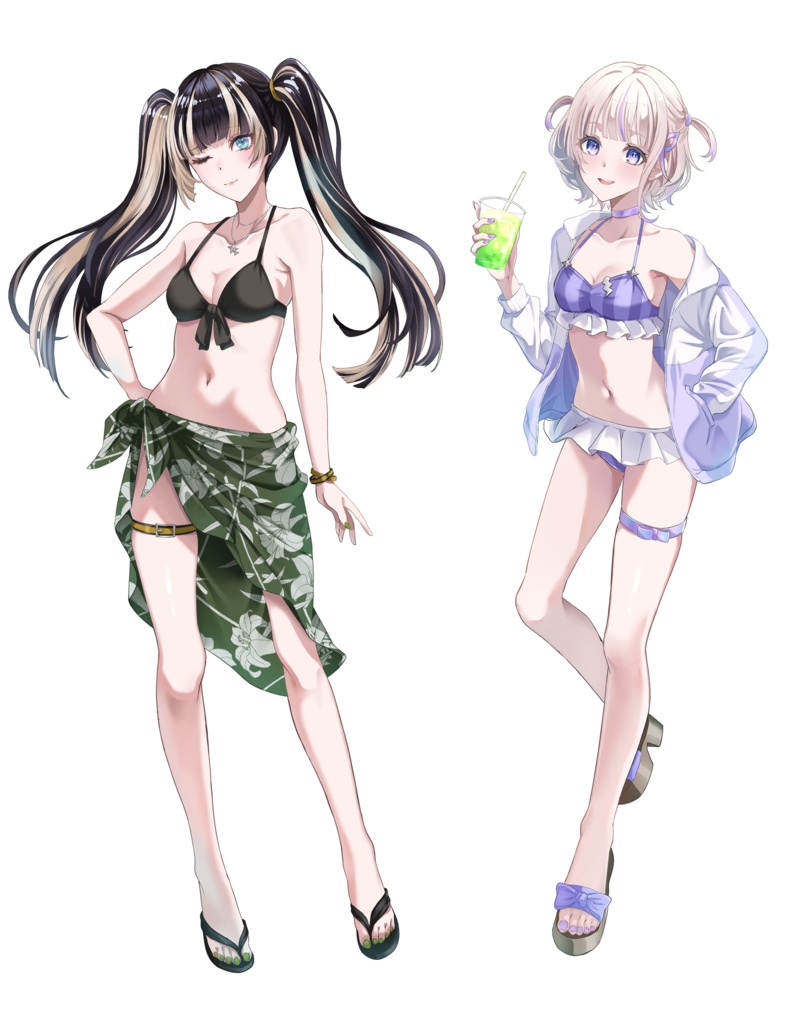 儒烏風亭らでん、轟はじめ 水着アクスタ C106【非公式】