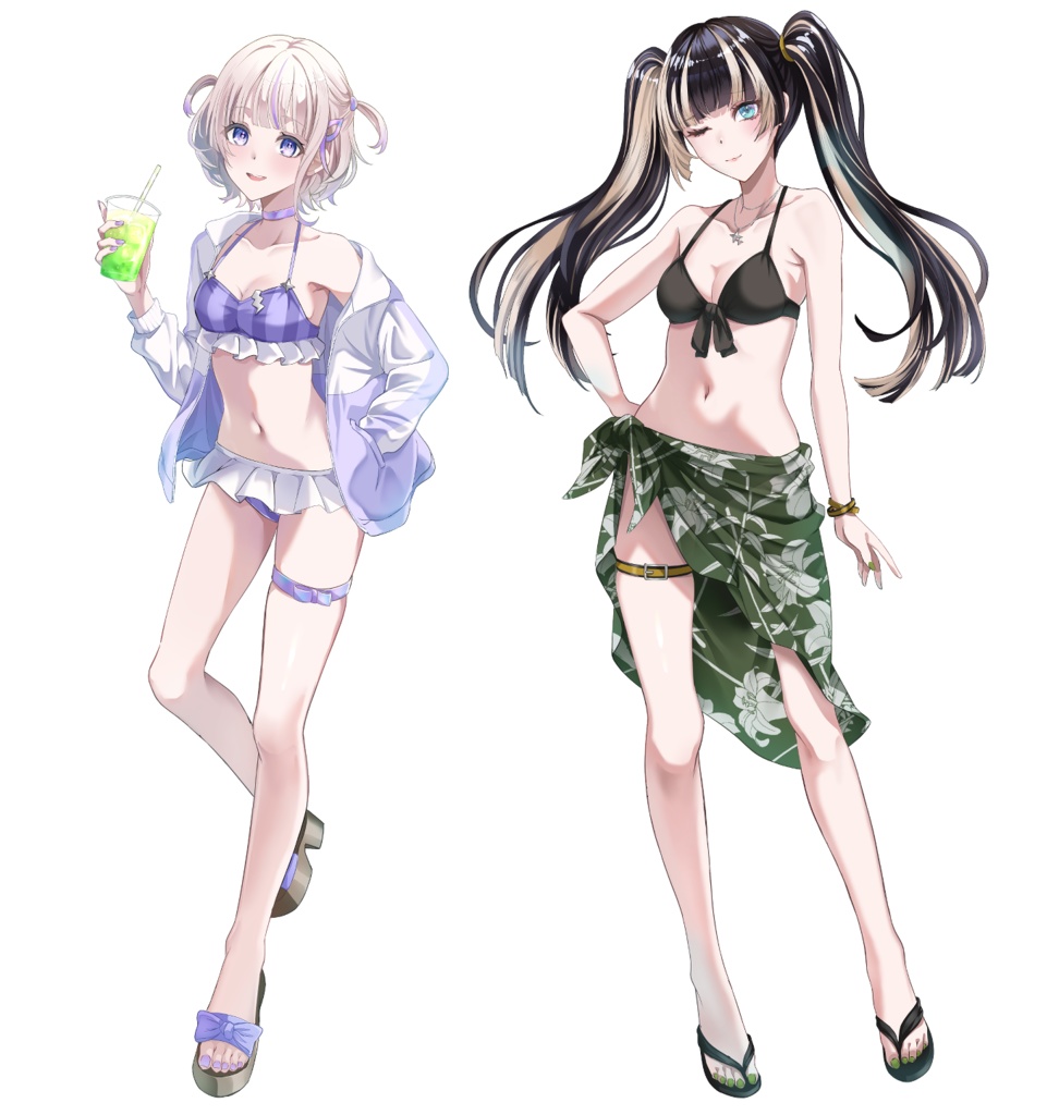 儒烏風亭らでん、轟はじめ 水着アクスタ C106【非公式】